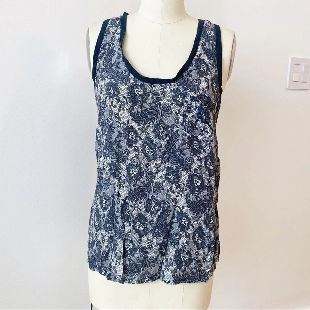 Joie Silk Racerback Pocket Tank Small